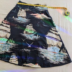 Nautical skirt by Leifnotes (Anthropologie)